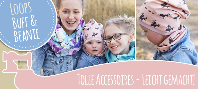 Leichte Accessoires: Loops, Buff und Beanie