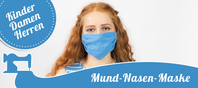 Mund-Nasen-Maske für die ganze Familie