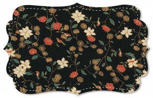 Fine poplin - night blossom Fine poplin - night blossom