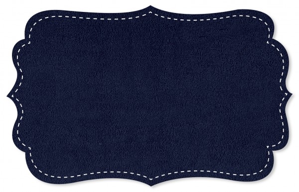 Webfrottee Stoff - uni - navy blazer