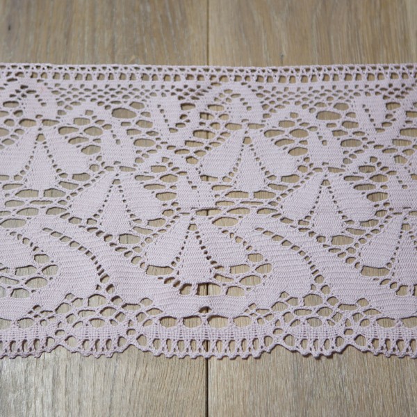 Organic cotton lace Alicante peach whip