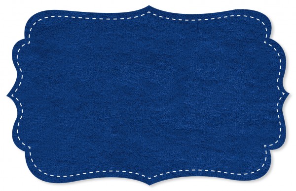 Strickfrottee Stoff - uni - nautical blue