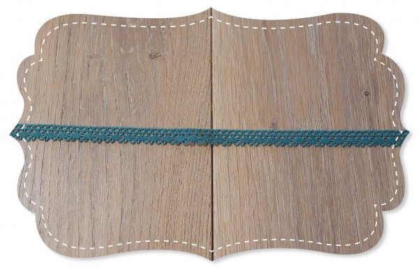 Ruban en coton bio Salamanca sea pine