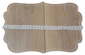 Organic cotton ribbon Barcelona white Organic cotton ribbon Barcelona white