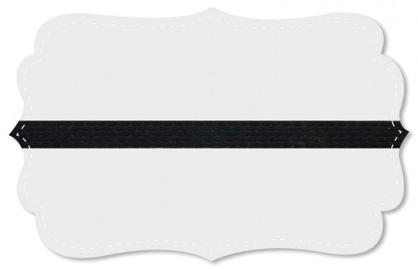 Steppnahtband schmal