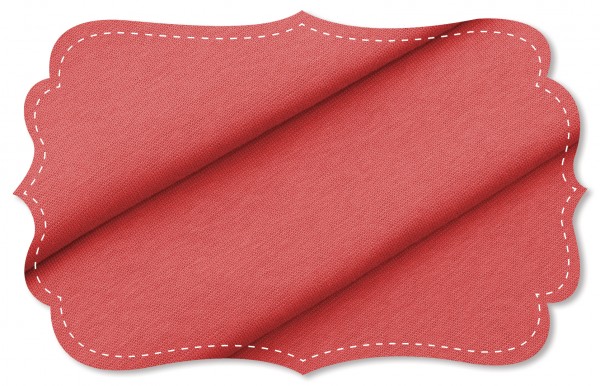 Scampoli di stoffa Rib 1x1 - Tessuto a tinta unita - spiced coral