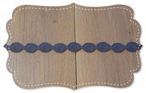 Organic cotton ribbon Bilbao plum kitten Organic cotton ribbon Bilbao plum kitten