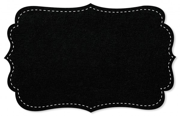Knitted terry cloth - uni - black
