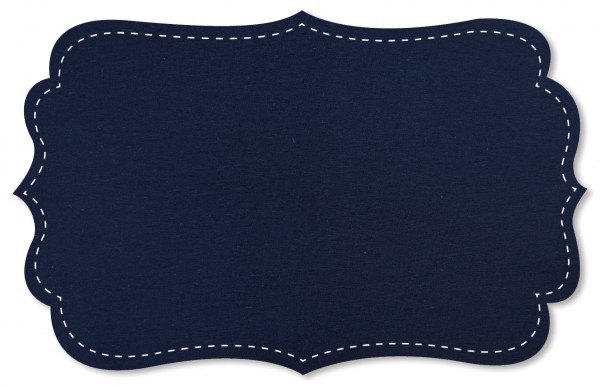 Jersey singolo - Tessuto a tinta unita - navy blazer