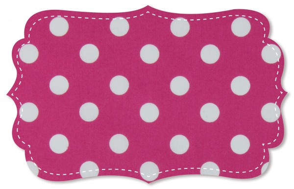 Fine poplin - big dots - cerise/white