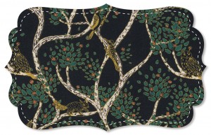 Fine poplin - animals at night Fine poplin - animals at night