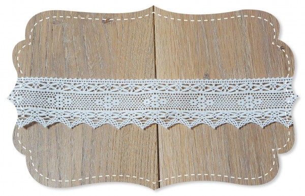 Organic cotton lace Valeria white