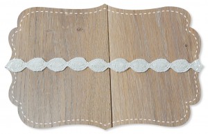 Organic cotton ribbon Bilbao white Organic cotton ribbon Bilbao white