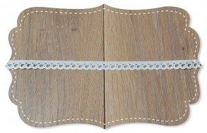 Organic cotton ribbon Vigo white Organic cotton ribbon Vigo white