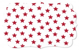 Interlock - Sterne white/tango red Interlock - Sterne white/tango red