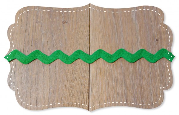Croquet en coton bio 20mm medium green