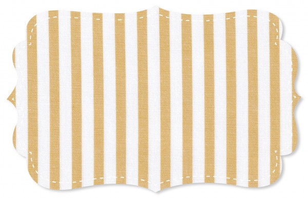 Fine poplin - woven stripes - tawny olive/white