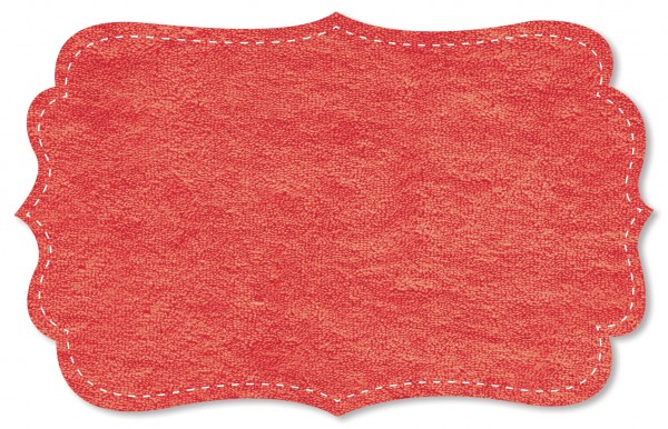 Tissu éponge - uni - spiced coral