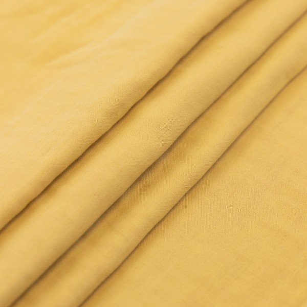 Musselin - uni - misted yellow