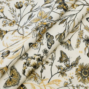 Single Jersey - Papillon camel  Single Jersey - Papillon camel