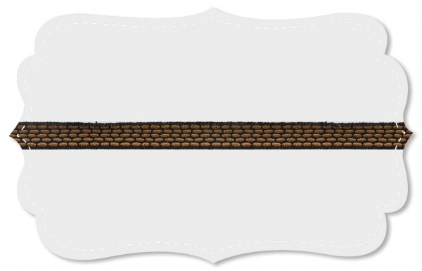 Steppnahtband schmal